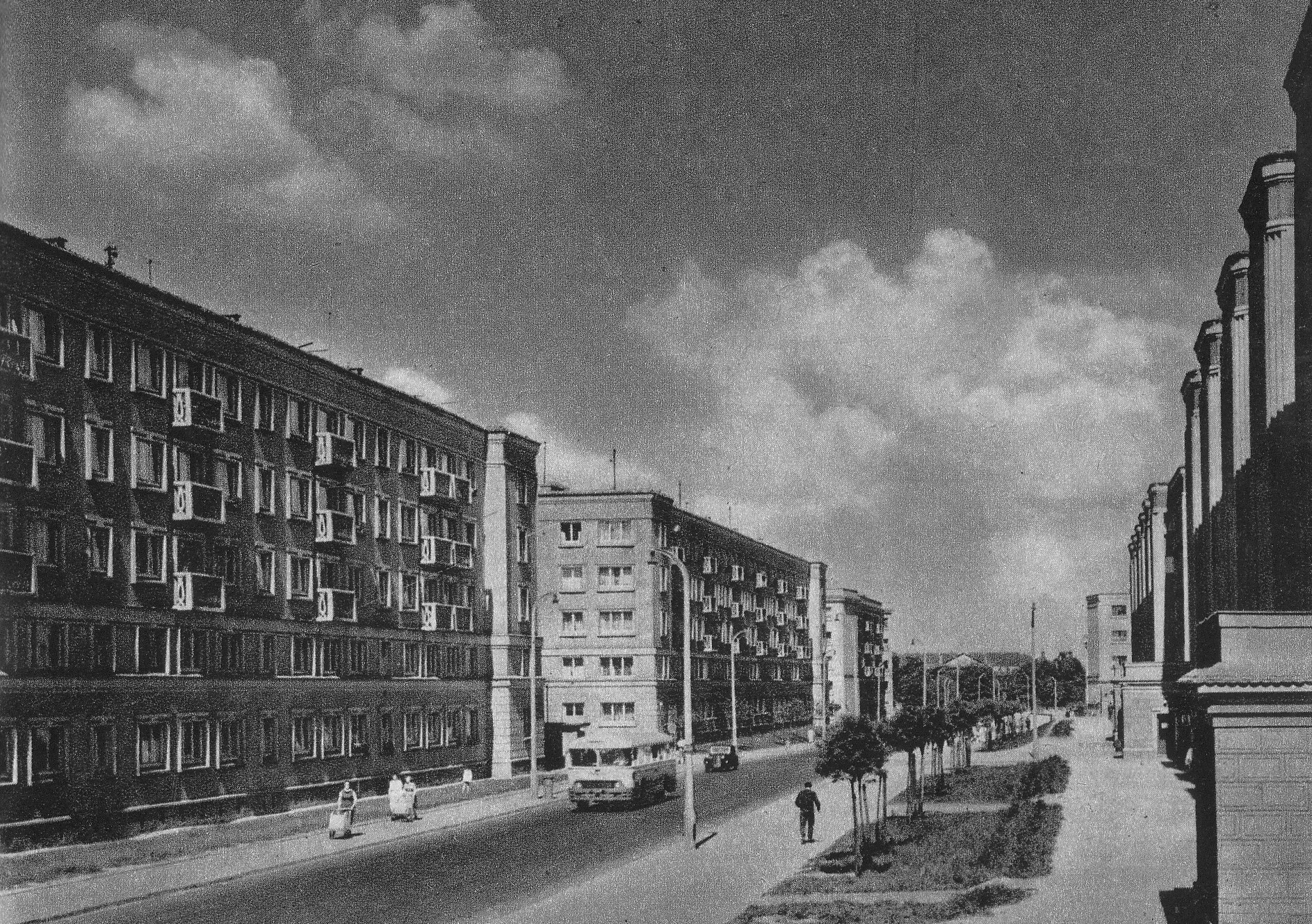 Ulica Nowolipki w 1962 roku